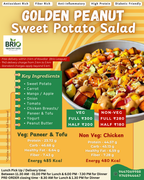 Golden Peanut Sweet Potato Salad
