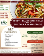 Honey Chilli Salad - Chicken/Paneer & Tofu
