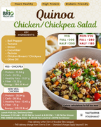 Quinoa Chicken/Chickpea Salad