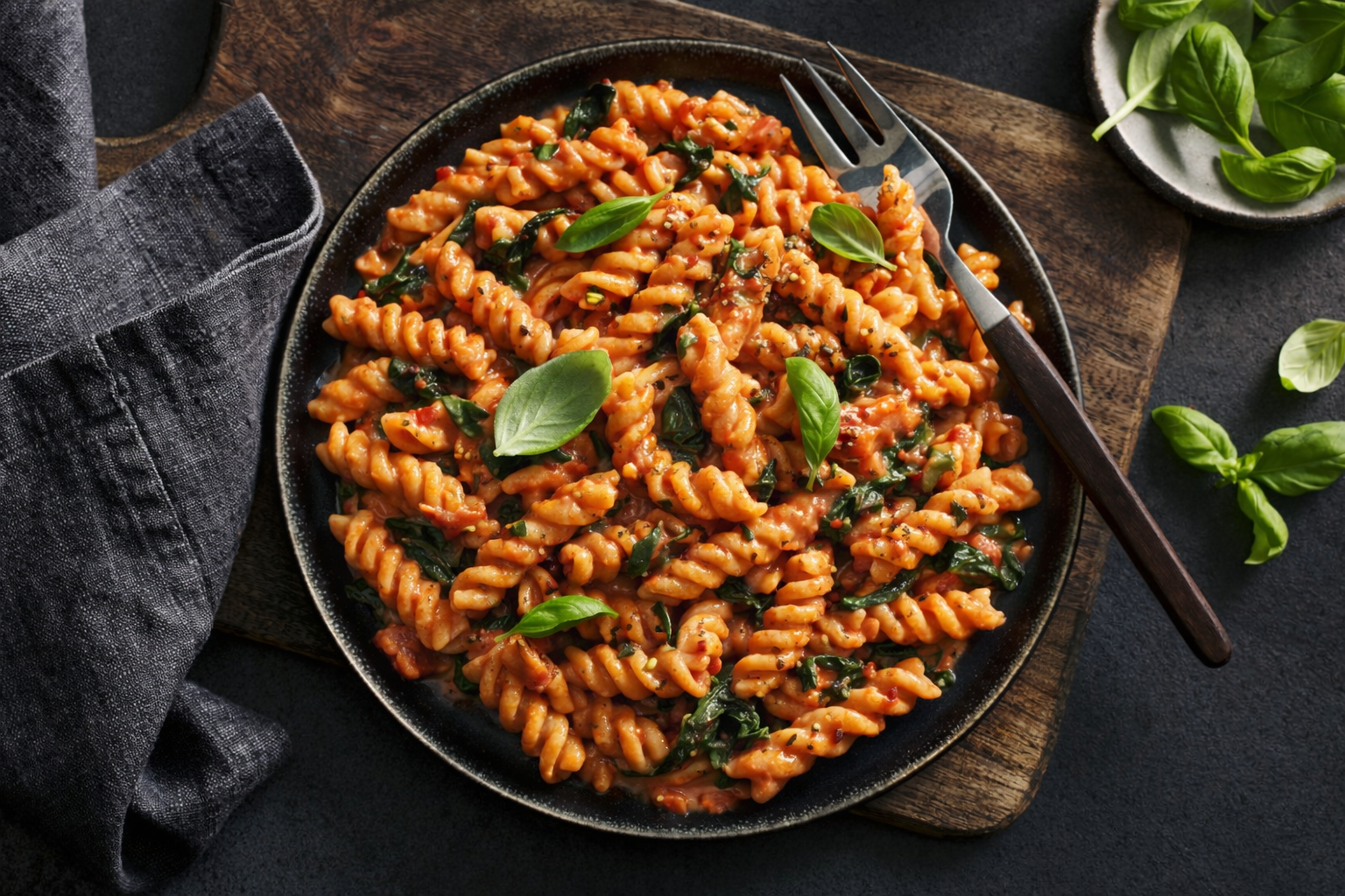 Nutritious Red Sauce Chicken/Paneer - Tofu Pasta