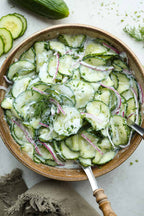Classic Creamy Cucumber Salad - Chicken/Paneer & Tofu